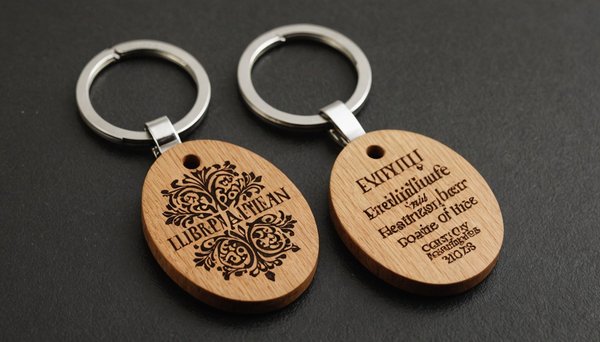 Porte clés en bois personnalisé : une touche unique et élégante